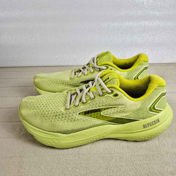 Brooks Glycerin 21 Men’s Running Sneakers Shoes Size 10 D Medium Yellow - Picture 2 of 13